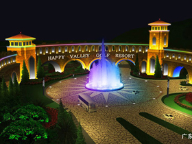 贵州乐湾国际罗马广场亮化工程