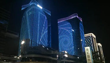 金汇国际广场泛光照明工程