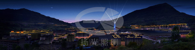 重庆云阳工业园区夜景照明设计