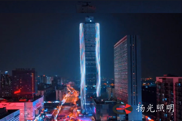 广州珠江壹号超高层建筑泛光照明工程